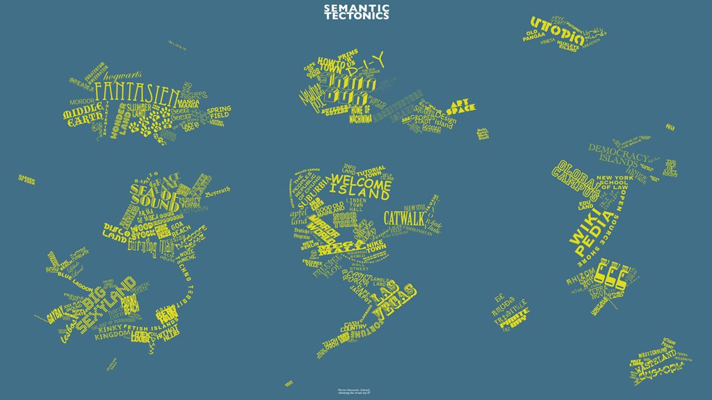Semantic Tectonics, map, 2007