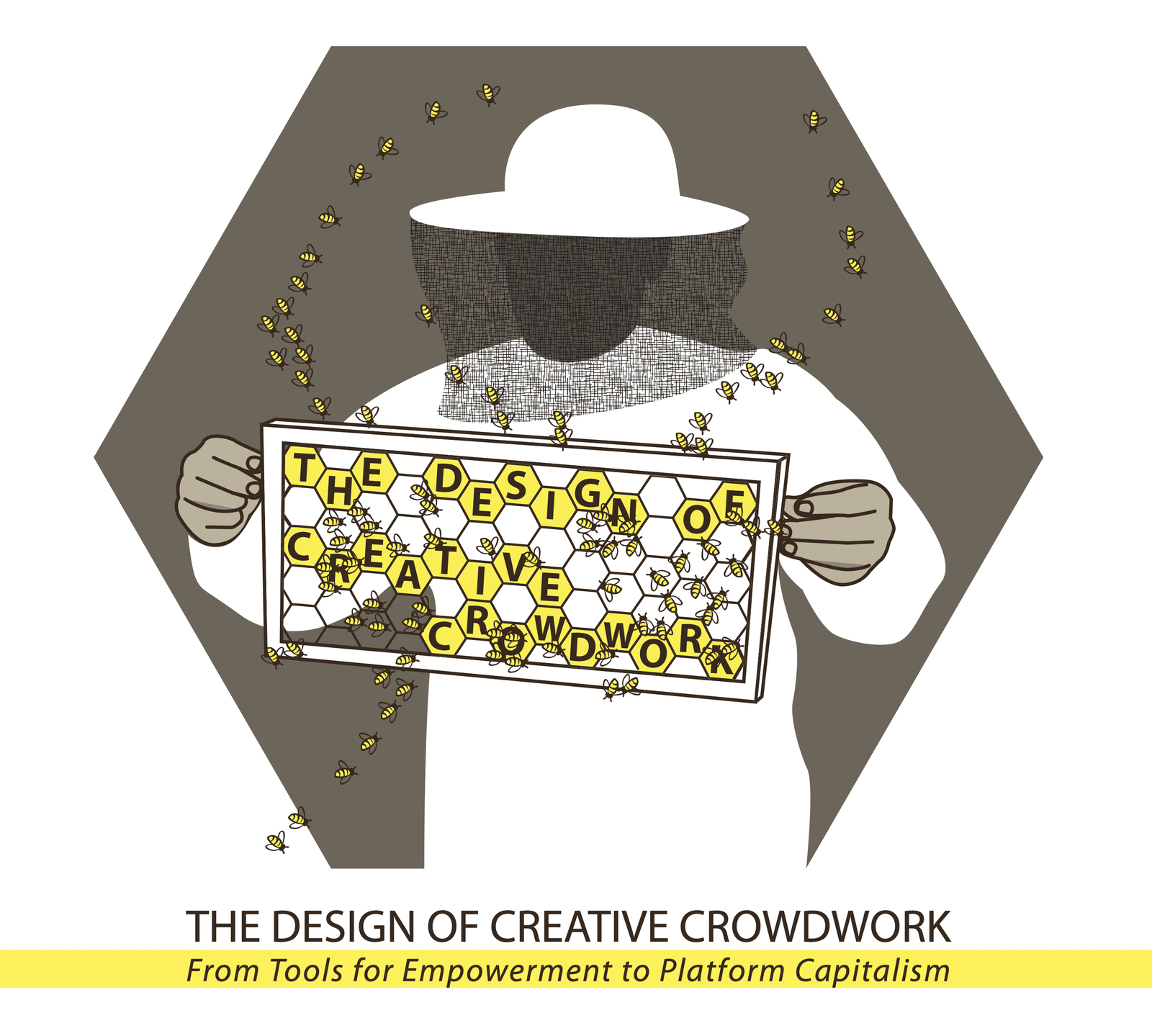 Beekeeper motif for The Design of Creative Crowdwork